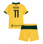 AC Milan Christian Pulisic #11 Tredje trøje Børn 2025-26 Kort ærmer (+ bukser)