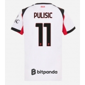 AC Milan Christian Pulisic #11 Udebanetrøje Dame 2025-26 Kort ærmer
