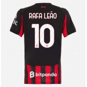 AC Milan Rafael Leao #10 Hjemmebanetrøje Dame 2025-26 Kort ærmer