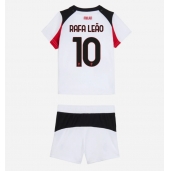 AC Milan Rafael Leao #10 Udebanetrøje Børn 2025-26 Kort ærmer (+ bukser)