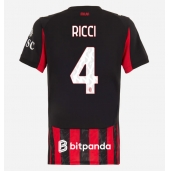 AC Milan Samuele Ricci #4 Hjemmebanetrøje Dame 2025-26 Kort ærmer