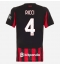 AC Milan Samuele Ricci #4 Hjemmebanetrøje Dame 2025-26 Kort ærmer