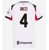 AC Milan Samuele Ricci #4 Udebanetrøje Dame 2025-26 Kort ærmer
