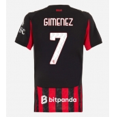 AC Milan Santiago Gimenez #7 Hjemmebanetrøje Dame 2025-26 Kort ærmer