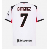 AC Milan Santiago Gimenez #7 Udebanetrøje 2025-26 Kort ærmer