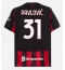AC Milan Strahinja Pavlovic #31 Hjemmebanetrøje 2025-26 Kort ærmer