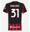 AC Milan Strahinja Pavlovic #31 Hjemmebanetrøje Dame 2025-26 Kort ærmer