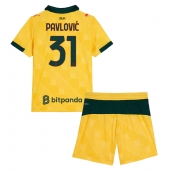 AC Milan Strahinja Pavlovic #31 Tredje trøje Børn 2025-26 Kort ærmer (+ bukser)