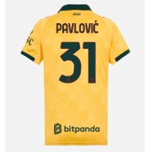 AC Milan Strahinja Pavlovic #31 Tredje trøje Dame 2025-26 Kort ærmer