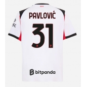 AC Milan Strahinja Pavlovic #31 Udebanetrøje 2025-26 Kort ærmer