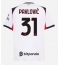 AC Milan Strahinja Pavlovic #31 Udebanetrøje 2025-26 Kort ærmer