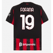 AC Milan Youssouf Fofana #19 Hjemmebanetrøje 2025-26 Kort ærmer
