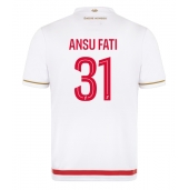 AS Monaco Ansu Fati #31 Hjemmebanetrøje 2025-26 Kort ærmer
