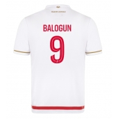 AS Monaco Folarin Balogun #9 Hjemmebanetrøje 2025-26 Kort ærmer