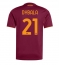 AS Roma Paulo Dybala #21 Hjemmebanetrøje 2025-26 Kort ærmer