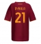 AS Roma Paulo Dybala #21 Hjemmebanetrøje Dame 2025-26 Kort ærmer