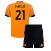 AS Roma Paulo Dybala #21 Udebanetrøje Børn 2025-26 Kort ærmer (+ bukser)