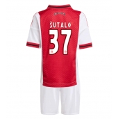 Ajax Josip Sutalo #37 Hjemmebanetrøje Børn 2025-26 Kort ærmer (+ bukser)