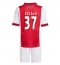Ajax Josip Sutalo #37 Hjemmebanetrøje Børn 2025-26 Kort ærmer (+ bukser)