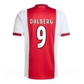 Ajax Kasper Dolberg #9 Hjemmebanetrøje 2025-26 Kort ærmer