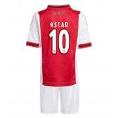 Ajax Oscar Gloukh #10 Hjemmebanetrøje Børn 2025-26 Kort ærmer (+ bukser)