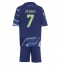 Ajax Raul Moro #7 Udebanetrøje Børn 2025-26 Kort ærmer (+ bukser)