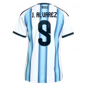Argentina Julian Alvarez #9 Hjemmebanetrøje Dame VM 2026 Kort ærmer