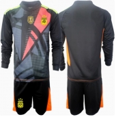 Argentina Målmand Hjemmebanetrøje Børn Copa America 2024 Lange ærmer (+ bukser)