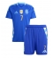 Argentina Rodrigo De Paul #7 Udebanetrøje Børn Copa America 2024 Kort ærmer (+ bukser)