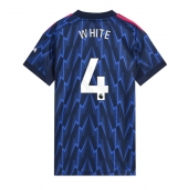 Arsenal Ben White #4 Udebanetrøje Dame 2025-26 Kort ærmer