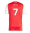 Arsenal Bukayo Saka #7 Hjemmebanetrøje 2025-26 Kort ærmer