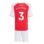 Arsenal Cristhian Mosquera #3 Hjemmebanetrøje Børn 2025-26 Kort ærmer (+ bukser)