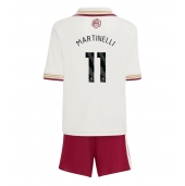 Arsenal Gabriel Martinelli #11 Tredje trøje Børn 2025-26 Kort ærmer (+ bukser)