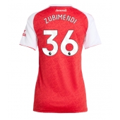 Arsenal Martin Zubimendi #36 Hjemmebanetrøje Dame 2025-26 Kort ærmer