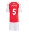 Arsenal Piero Hincapie #5 Hjemmebanetrøje Børn 2025-26 Kort ærmer (+ bukser)