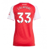 Arsenal Riccardo Calafiori #33 Hjemmebanetrøje Dame 2025-26 Kort ærmer
