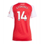 Arsenal Viktor Gyokeres #14 Hjemmebanetrøje Dame 2025-26 Kort ærmer