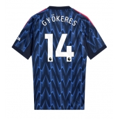 Arsenal Viktor Gyokeres #14 Udebanetrøje 2025-26 Kort ærmer