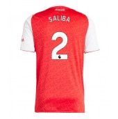 Arsenal William Saliba #2 Hjemmebanetrøje 2025-26 Kort ærmer