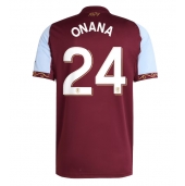 Aston Villa Amadou Onana #24 Hjemmebanetrøje 2025-26 Kort ærmer