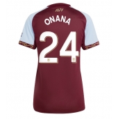 Aston Villa Amadou Onana #24 Hjemmebanetrøje Dame 2025-26 Kort ærmer