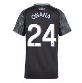 Aston Villa Amadou Onana #24 Udebanetrøje Dame 2025-26 Kort ærmer