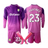 Aston Villa Emiliano Martinez #23 Målmand Tredje trøje Børn 2025-26 Lange ærmer (+ bukser)