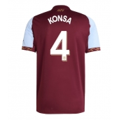 Aston Villa Ezri Konsa #4 Hjemmebanetrøje 2025-26 Kort ærmer