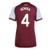 Aston Villa Ezri Konsa #4 Hjemmebanetrøje Dame 2025-26 Kort ærmer