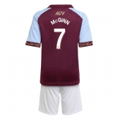 Aston Villa John McGinn #7 Hjemmebanetrøje Børn 2025-26 Kort ærmer (+ bukser)
