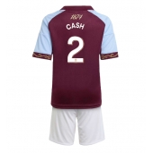 Aston Villa Matty Cash #2 Hjemmebanetrøje Børn 2025-26 Kort ærmer (+ bukser)