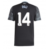 Aston Villa Pau Torres #14 Udebanetrøje 2025-26 Kort ærmer