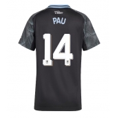 Aston Villa Pau Torres #14 Udebanetrøje Dame 2025-26 Kort ærmer