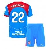 Atletico Madrid Giacomo Raspadori #22 Tredje trøje Børn 2025-26 Kort ærmer (+ bukser)